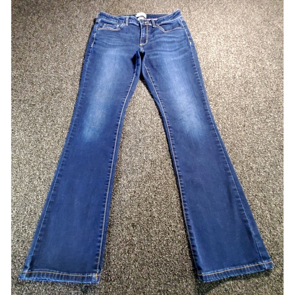 Sonoma Bootcut Jeans Women's 8 Midrise Dark Wash Denim Stretch Comfort